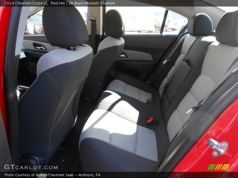 Red Hot / Jet Black/Medium Titanium 2014 Chevrolet Cruze LS