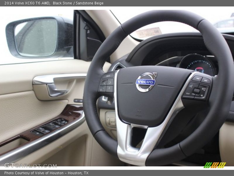 Black Stone / Sandstone Beige 2014 Volvo XC60 T6 AWD