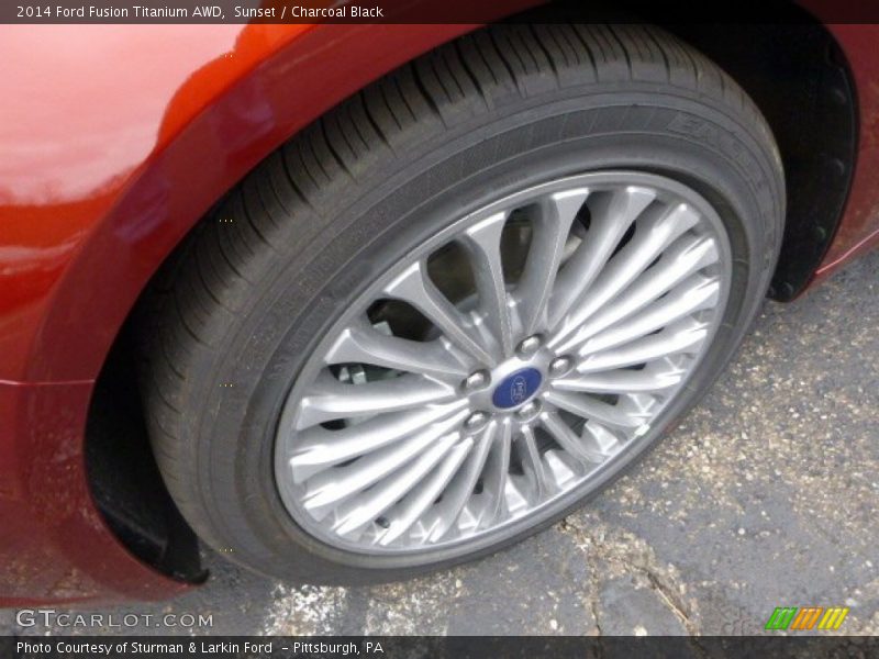  2014 Fusion Titanium AWD Wheel
