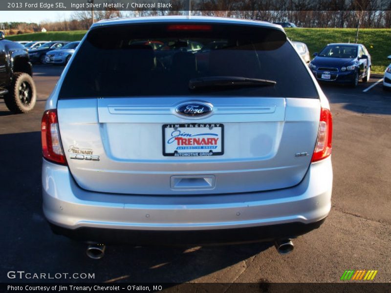 Ingot Silver Metallic / Charcoal Black 2013 Ford Edge SEL