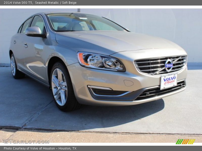 Seashell Metallic / Soft Beige 2014 Volvo S60 T5