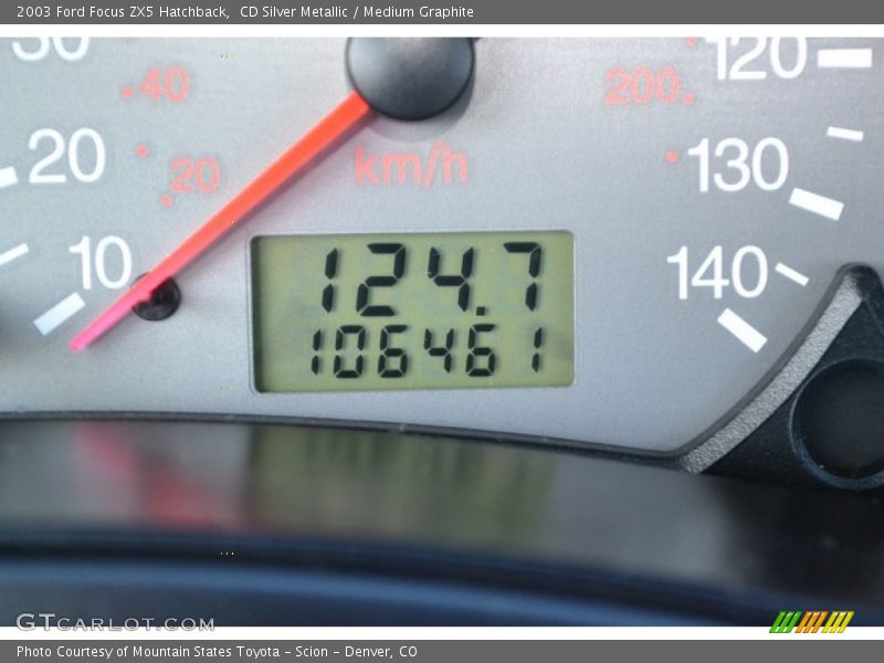 CD Silver Metallic / Medium Graphite 2003 Ford Focus ZX5 Hatchback