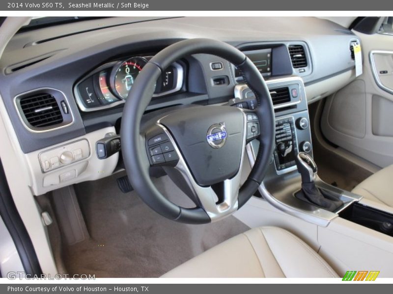 Seashell Metallic / Soft Beige 2014 Volvo S60 T5