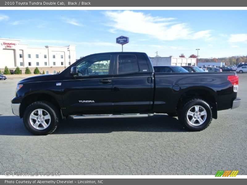Black / Black 2010 Toyota Tundra Double Cab
