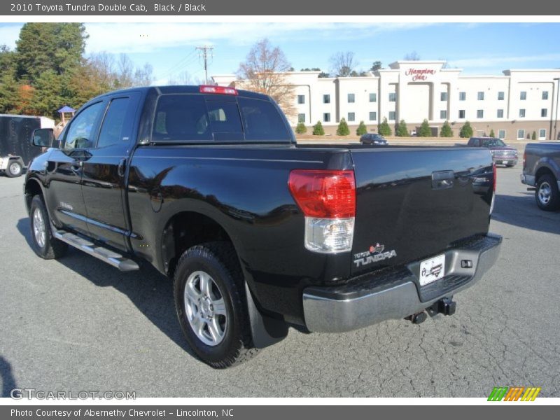 Black / Black 2010 Toyota Tundra Double Cab