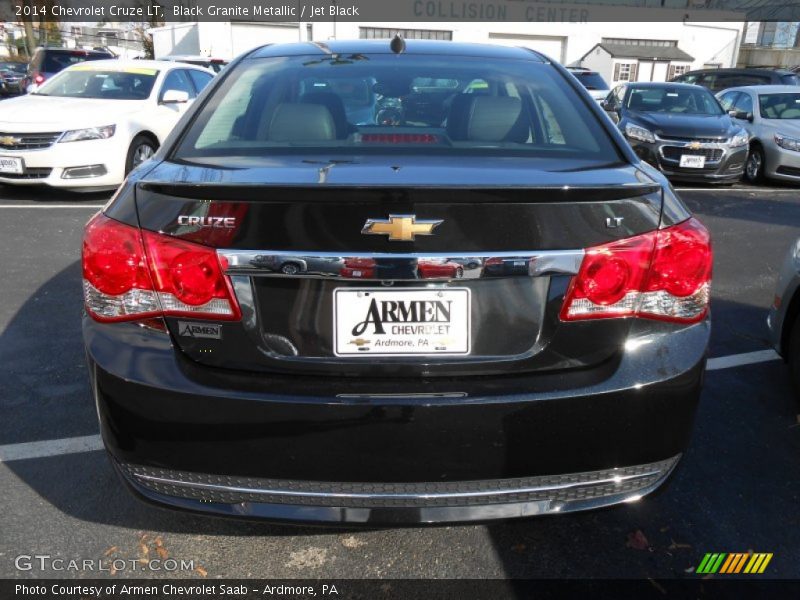 Black Granite Metallic / Jet Black 2014 Chevrolet Cruze LT