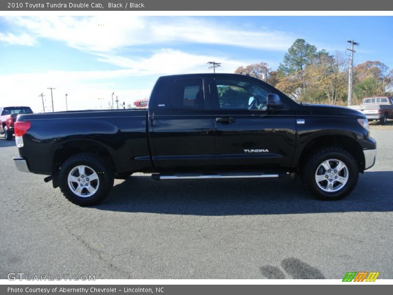 Black / Black 2010 Toyota Tundra Double Cab