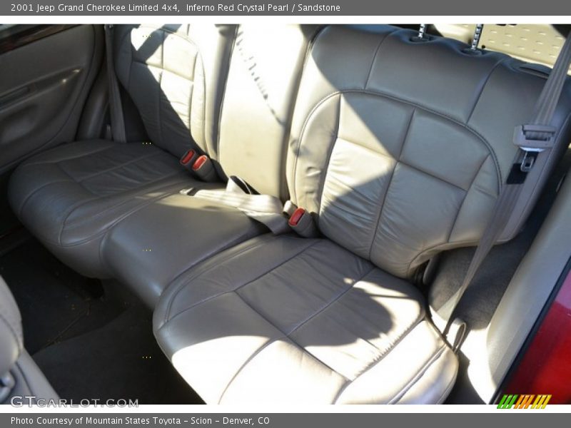 Inferno Red Crystal Pearl / Sandstone 2001 Jeep Grand Cherokee Limited 4x4