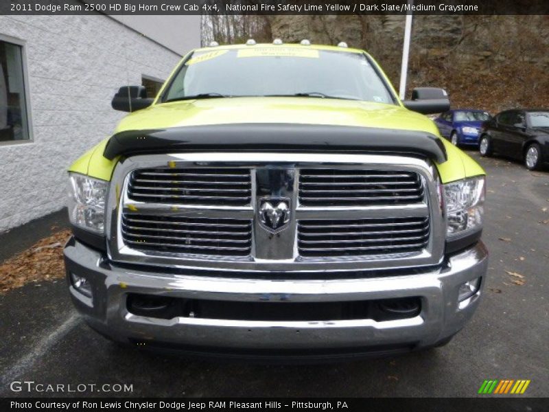  2011 Ram 2500 HD Big Horn Crew Cab 4x4 National Fire Safety Lime Yellow