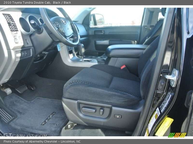 Black / Black 2010 Toyota Tundra Double Cab