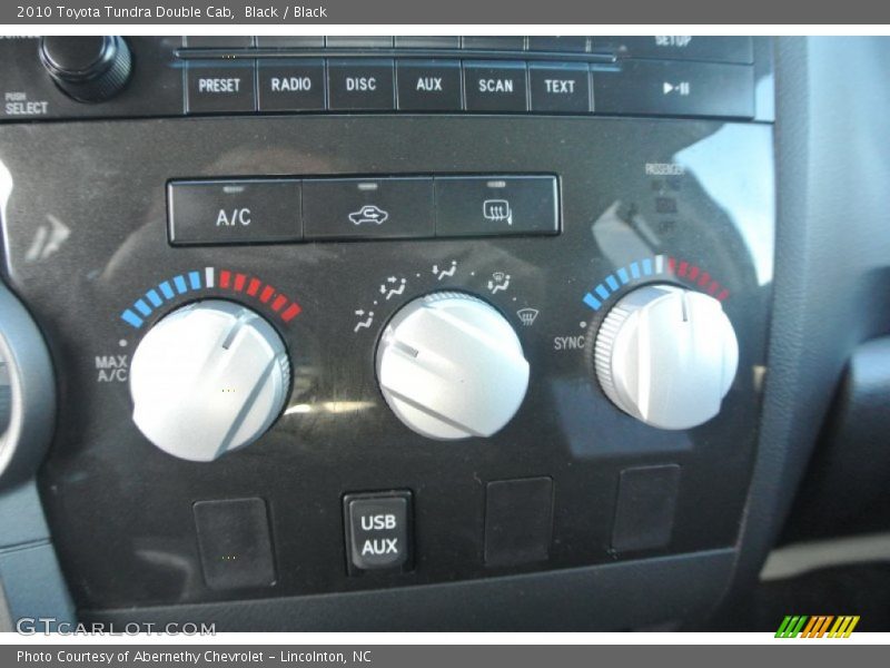 Black / Black 2010 Toyota Tundra Double Cab