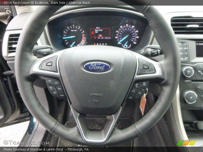 Dark Side / Charcoal Black 2014 Ford Fusion SE EcoBoost