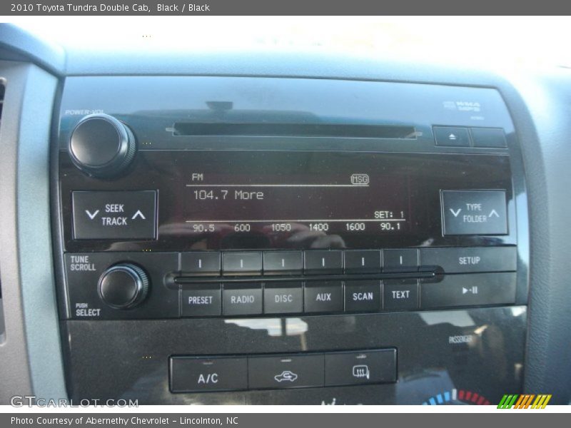 Black / Black 2010 Toyota Tundra Double Cab