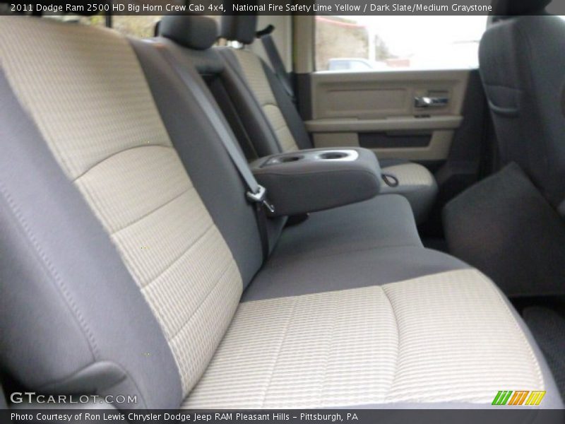 National Fire Safety Lime Yellow / Dark Slate/Medium Graystone 2011 Dodge Ram 2500 HD Big Horn Crew Cab 4x4