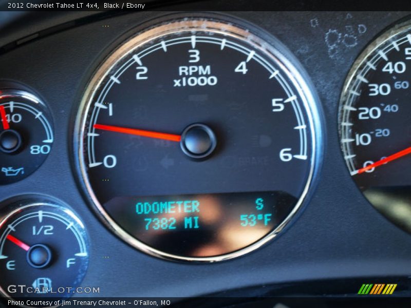 Black / Ebony 2012 Chevrolet Tahoe LT 4x4