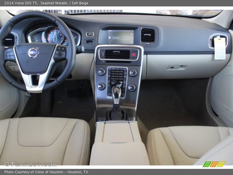 Seashell Metallic / Soft Beige 2014 Volvo S60 T5