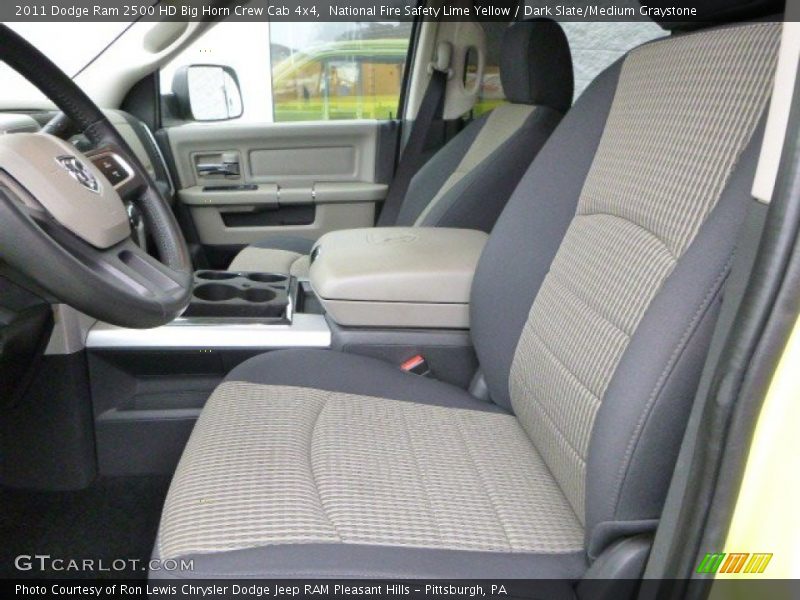 National Fire Safety Lime Yellow / Dark Slate/Medium Graystone 2011 Dodge Ram 2500 HD Big Horn Crew Cab 4x4