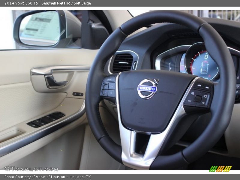 Seashell Metallic / Soft Beige 2014 Volvo S60 T5