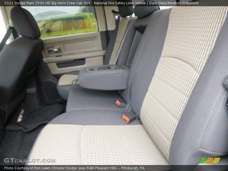 National Fire Safety Lime Yellow / Dark Slate/Medium Graystone 2011 Dodge Ram 2500 HD Big Horn Crew Cab 4x4