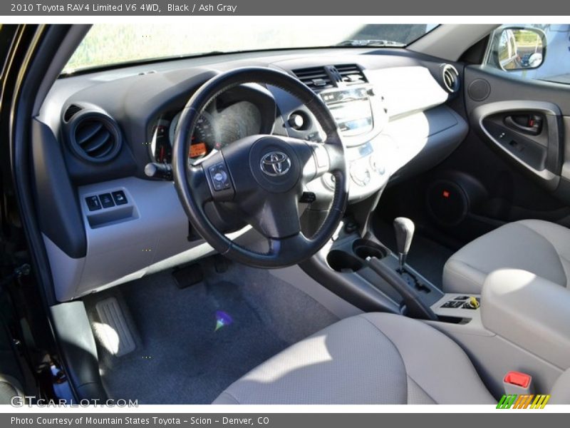 Black / Ash Gray 2010 Toyota RAV4 Limited V6 4WD
