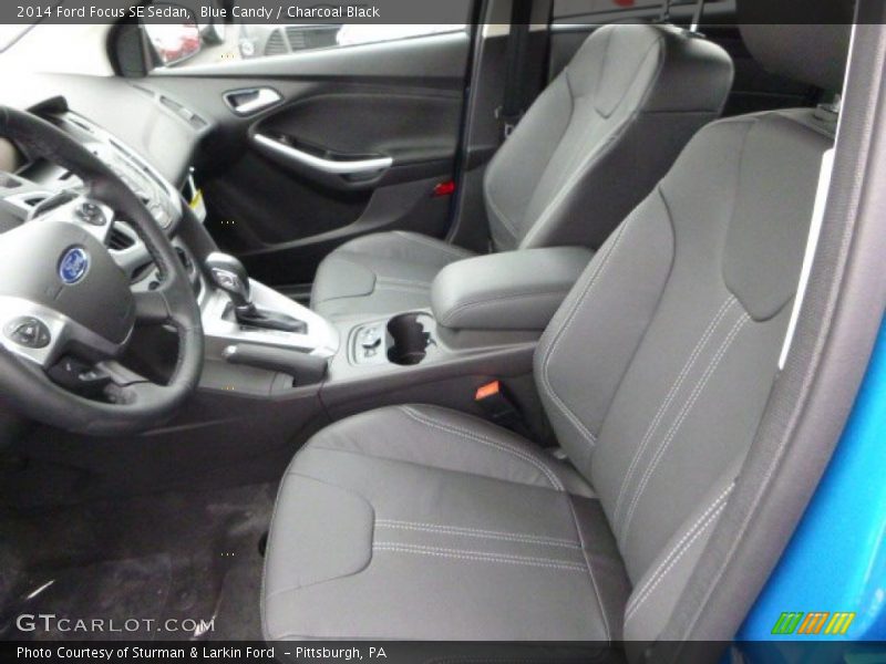 Blue Candy / Charcoal Black 2014 Ford Focus SE Sedan