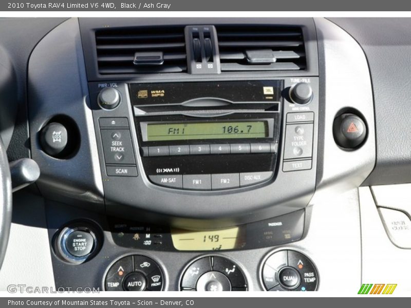 Black / Ash Gray 2010 Toyota RAV4 Limited V6 4WD