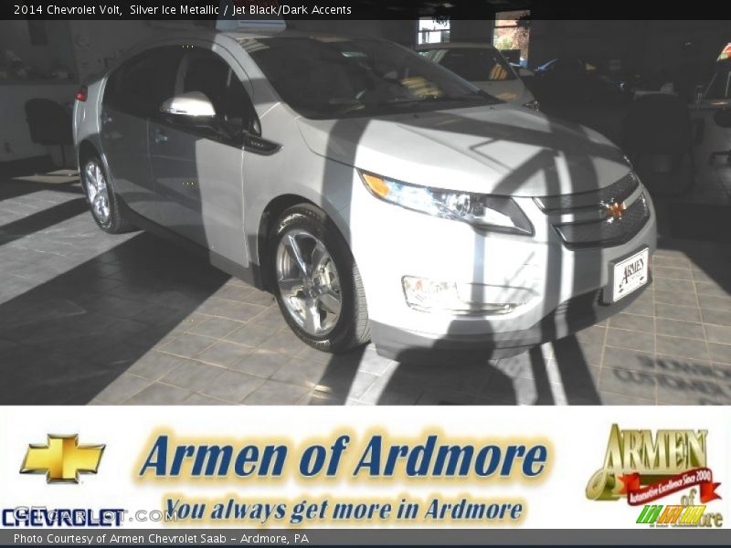 Silver Ice Metallic / Jet Black/Dark Accents 2014 Chevrolet Volt