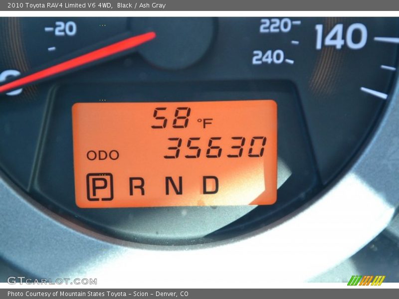 Black / Ash Gray 2010 Toyota RAV4 Limited V6 4WD