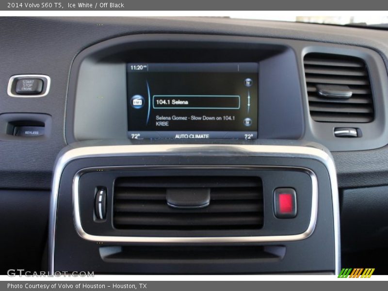 Ice White / Off Black 2014 Volvo S60 T5