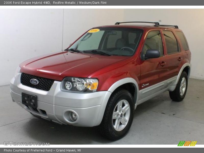 Redfire Metallic / Medium/Dark Flint 2006 Ford Escape Hybrid 4WD