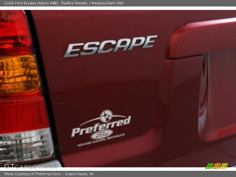 Redfire Metallic / Medium/Dark Flint 2006 Ford Escape Hybrid 4WD