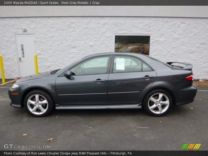 Steel Gray Metallic / Gray 2005 Mazda MAZDA6 i Sport Sedan