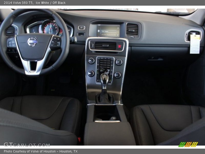 Ice White / Off Black 2014 Volvo S60 T5