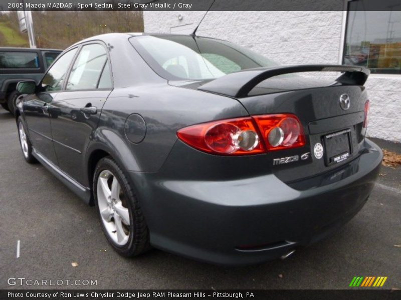 Steel Gray Metallic / Gray 2005 Mazda MAZDA6 i Sport Sedan