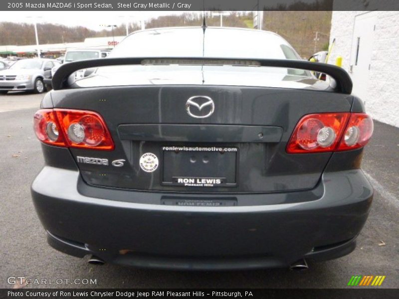 Steel Gray Metallic / Gray 2005 Mazda MAZDA6 i Sport Sedan