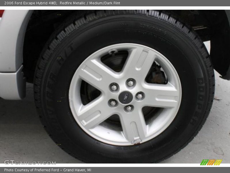 Redfire Metallic / Medium/Dark Flint 2006 Ford Escape Hybrid 4WD