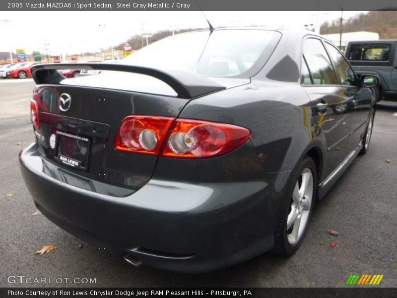 Steel Gray Metallic / Gray 2005 Mazda MAZDA6 i Sport Sedan