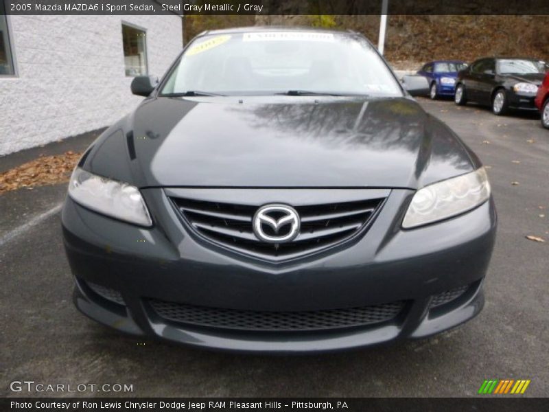 Steel Gray Metallic / Gray 2005 Mazda MAZDA6 i Sport Sedan