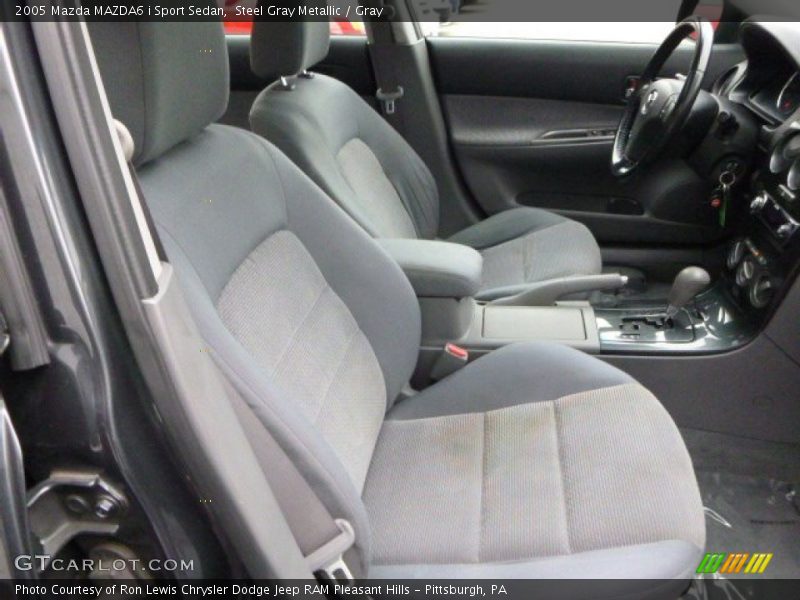 Steel Gray Metallic / Gray 2005 Mazda MAZDA6 i Sport Sedan