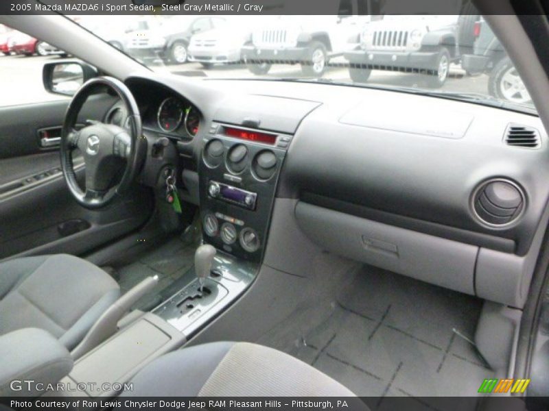 Steel Gray Metallic / Gray 2005 Mazda MAZDA6 i Sport Sedan