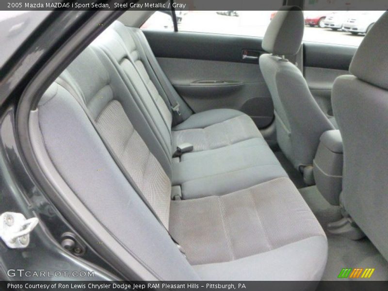 Steel Gray Metallic / Gray 2005 Mazda MAZDA6 i Sport Sedan