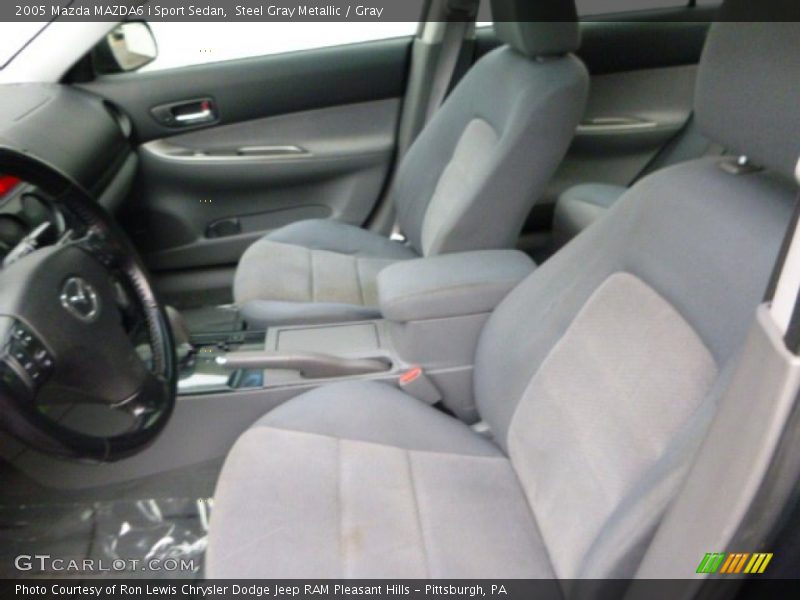 Steel Gray Metallic / Gray 2005 Mazda MAZDA6 i Sport Sedan