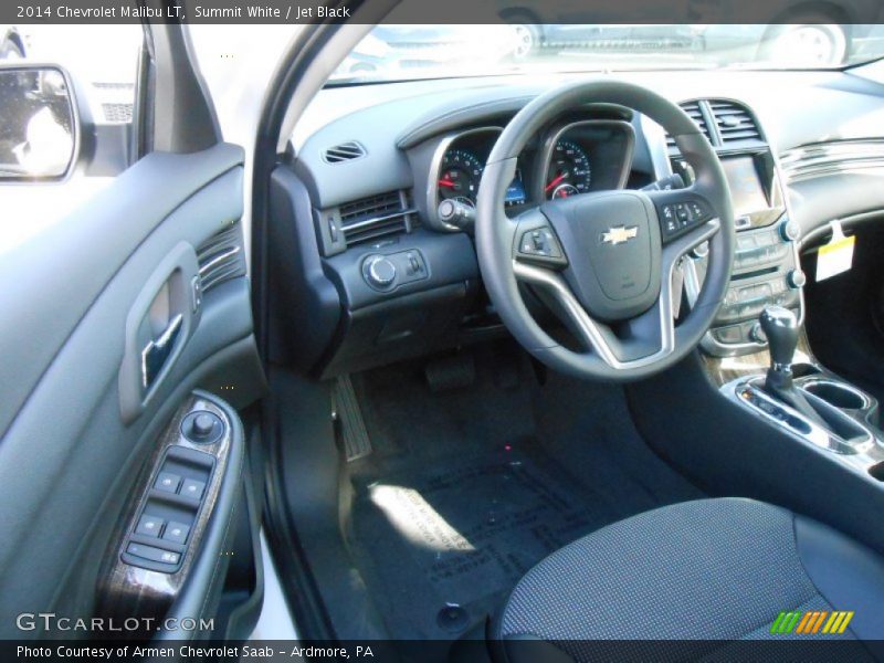 Summit White / Jet Black 2014 Chevrolet Malibu LT