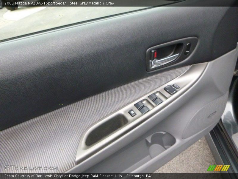 Steel Gray Metallic / Gray 2005 Mazda MAZDA6 i Sport Sedan
