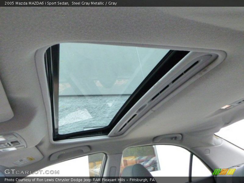 Steel Gray Metallic / Gray 2005 Mazda MAZDA6 i Sport Sedan