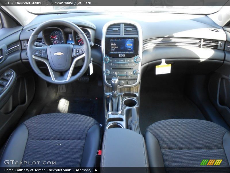 Summit White / Jet Black 2014 Chevrolet Malibu LT