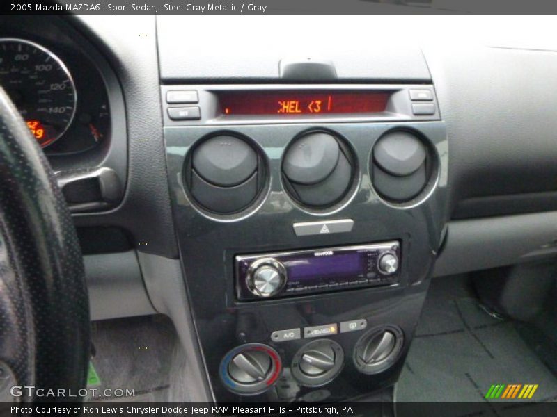 Steel Gray Metallic / Gray 2005 Mazda MAZDA6 i Sport Sedan