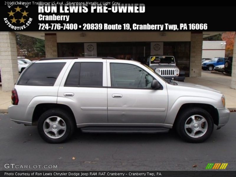 Silverstone Metallic / Light Gray 2006 Chevrolet TrailBlazer LS 4x4