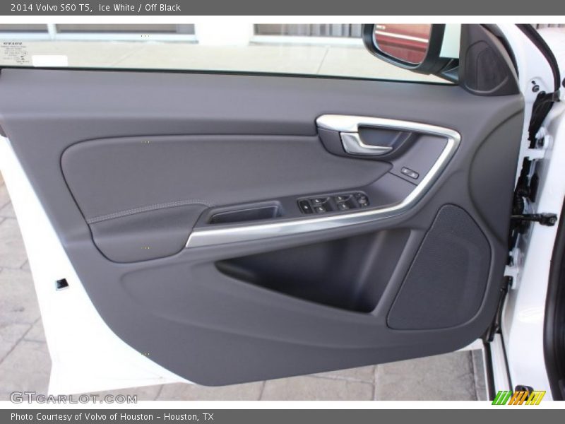 Ice White / Off Black 2014 Volvo S60 T5