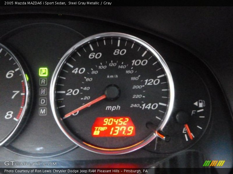 Steel Gray Metallic / Gray 2005 Mazda MAZDA6 i Sport Sedan